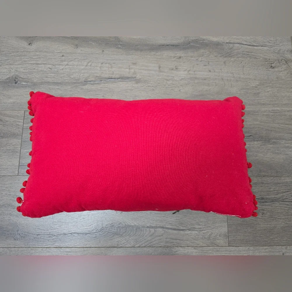 Pier 1 Reindeer Christmas Light Accent Pillow Holiday Decor